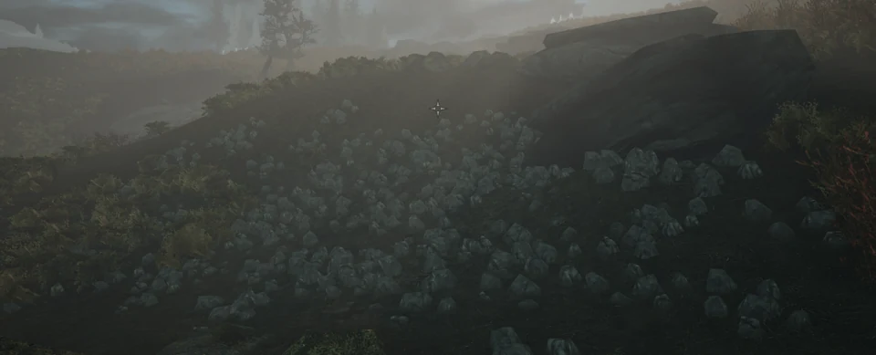 our fork with community shaders, flying the plains: 161.0 fps, 1% low 151.3, display latency 7.1 ms. +6.1% fps over native (95% ci +5.5 to +6.6), 5 of 5 runs faster